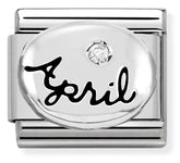 Nomination Composable Classic Link 330505/04 April Diamond in 925 Silver